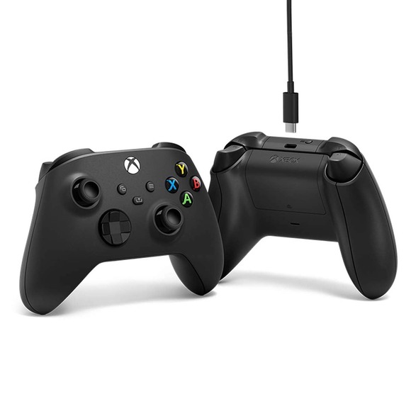 Xbox Core Wireless Controller + USB-C Cable – Carbon Black - Picture 3 of 4